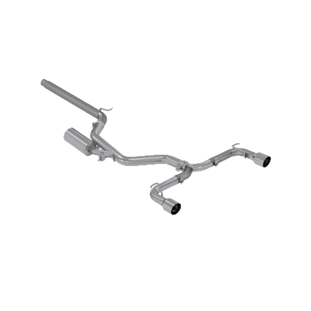 t Fits 15-21 Volkswagen GTI 3" Cat Back Dual Split Rear Street Version-S4606304 MBRP Exhaust