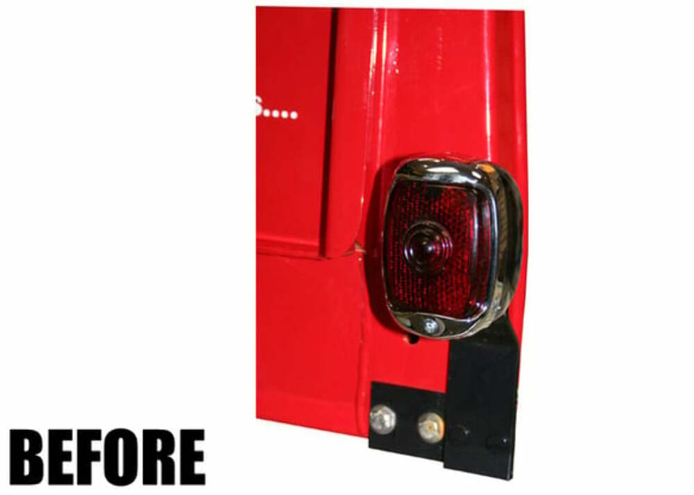 1947-1953 Chevrolet Truck; Custom Taillamp Brackets CTLB300