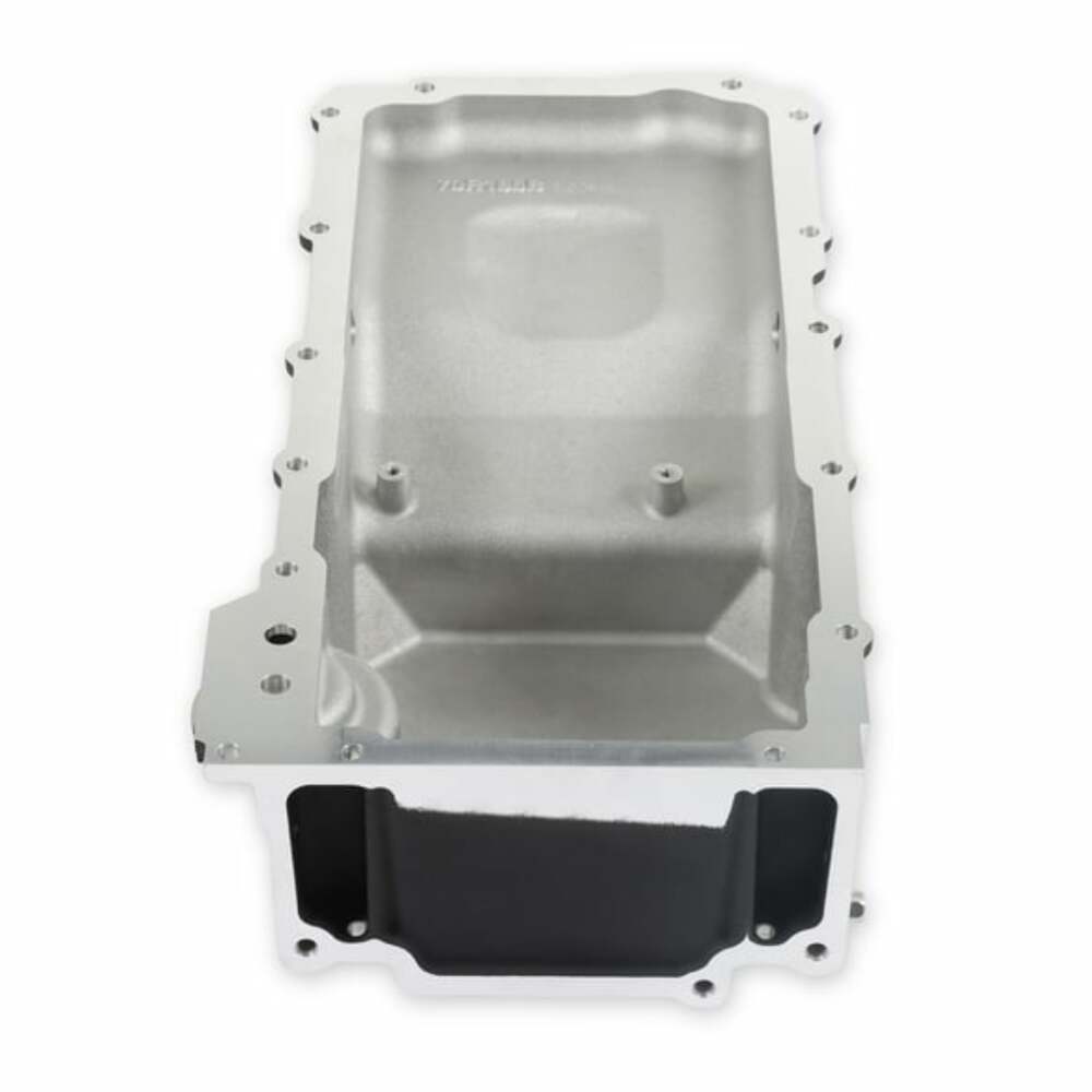 Hooker performance muffler black fits-1955-87-gm-ls-swap-oil-pan-additional-front-clearance-black-finish-302-3bk