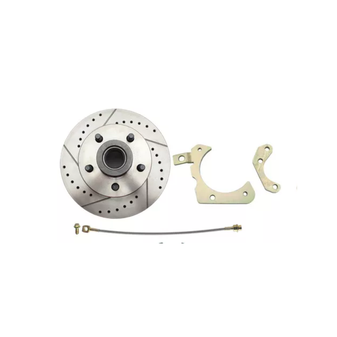 t Fits 1959-1964 GM Full Size Disc Brake Kit Drilled/Slotted Rotors DBK5964LX MBM Brakes