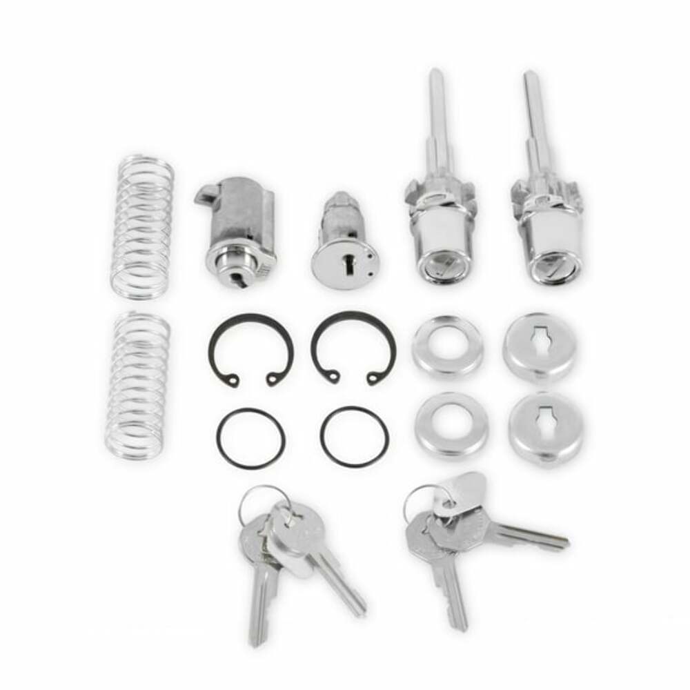 1960-1966 Chevrolet C10 Panel; Lock Set - Door, Ignition, Glove Box JDLGB66