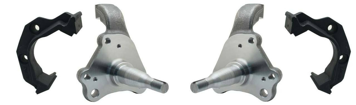 1962-1972 Mopar B & E; Front Disc Conversion Kit w/Slotted Rotors DBK6272LX Brakes MBM