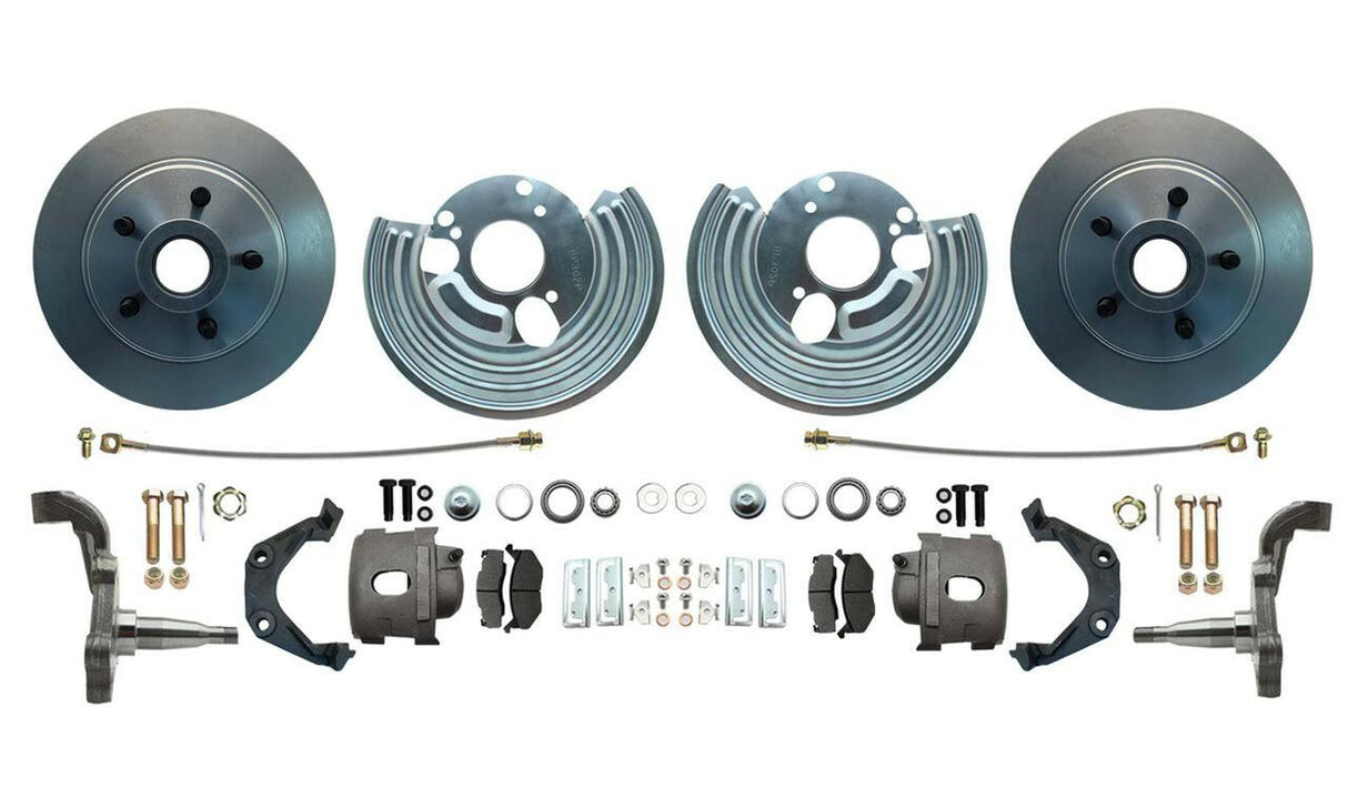 1962-1972 Mopar B-Body & E-Body 12" Rotor Disc Brake Conversion DBK6272-BB Brakes MBM
