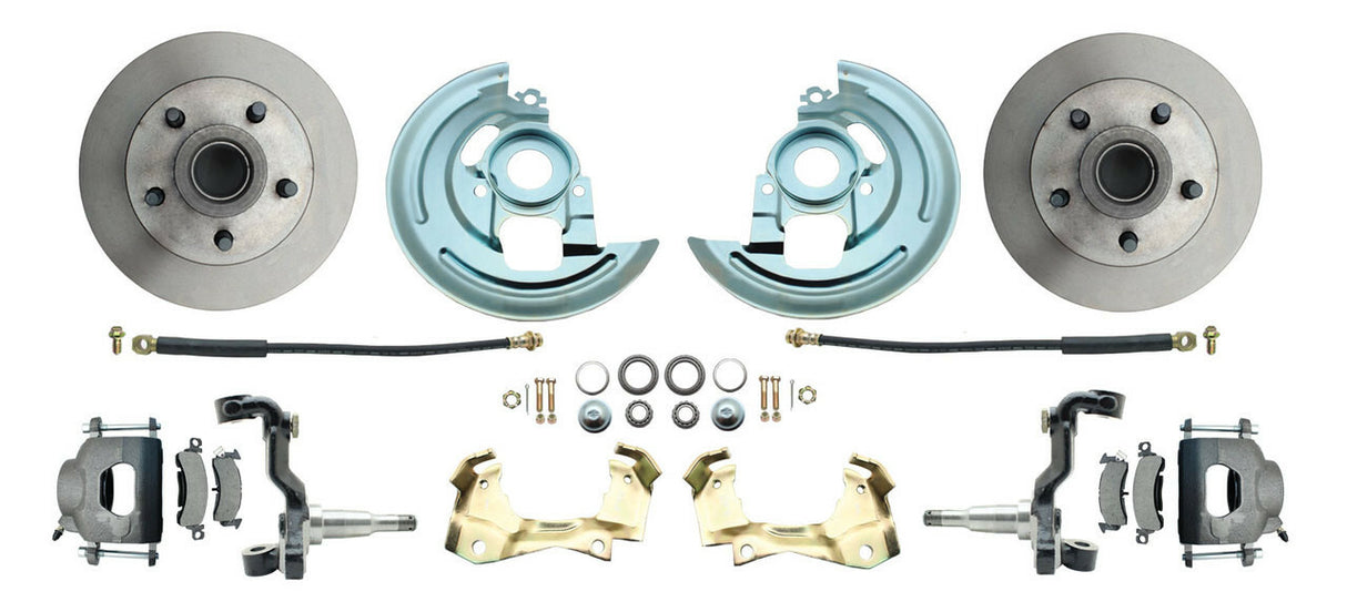 t Fits 1964-1972 GM A Body Stock Height Front Disc Brake Kit DBK6472 MBM Brakes