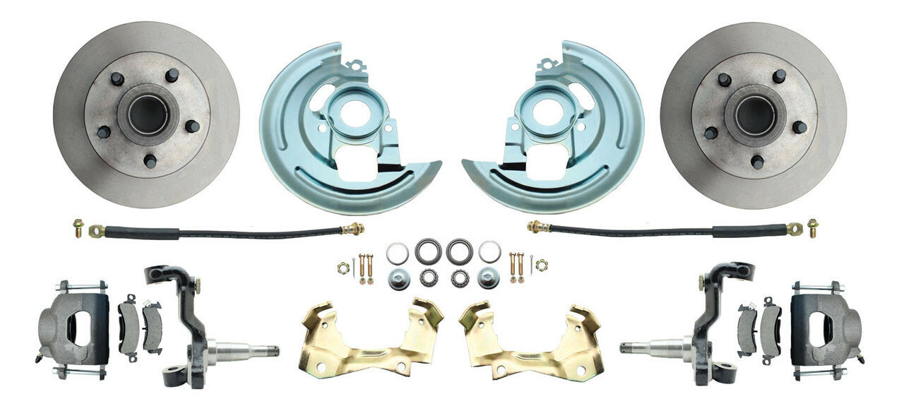 t Fits 1964-1972 GM A Body Stock Height Front Disc Brake Kit DBK6472 MBM Brakes