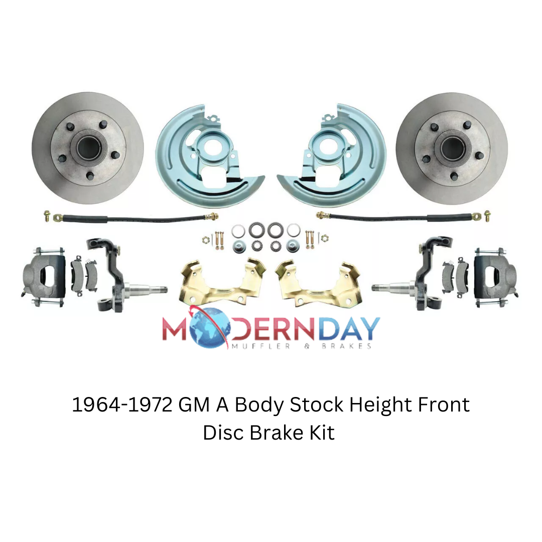 t Fits 1964-1972 GM A Body Stock Height Front Disc Brake Kit DBK6472 MBM Brakes