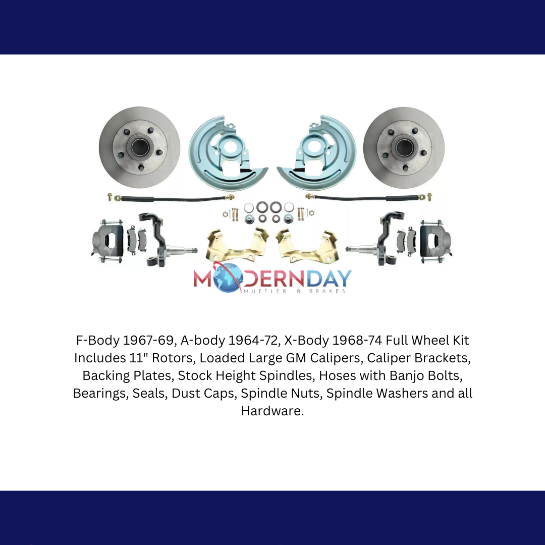 t Fits 1964-1972 GM A Body Stock Height Front Disc Brake Kit DBK6472 MBM Brakes