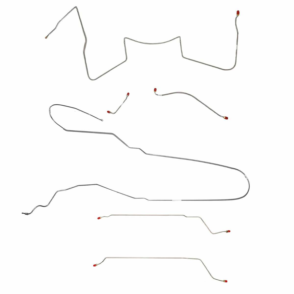 Brake Line for 1964-1965 LeMans/GTO w/ Power Drum, Convertible Complete ABS stainless steel