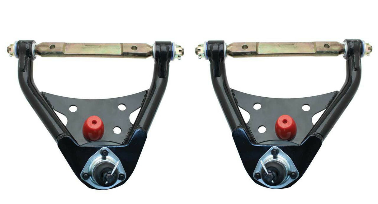 Fits 1965-70 GM Chevrolet Full Size, Upper&Lower Tubular Control Arms for 1965-1970 Chevy Impala 1 inch steel black fits-1965-70-gm-chevrolet-full-size-upper-lower-tubular-control-