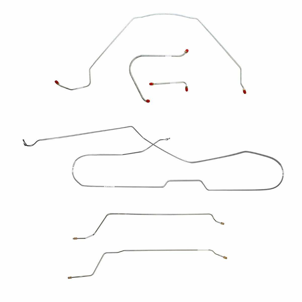 Brake Line for 1965 Chevy Malibu Convertible w/ Manual Drum, Complete ABS drum brakes stainless steel