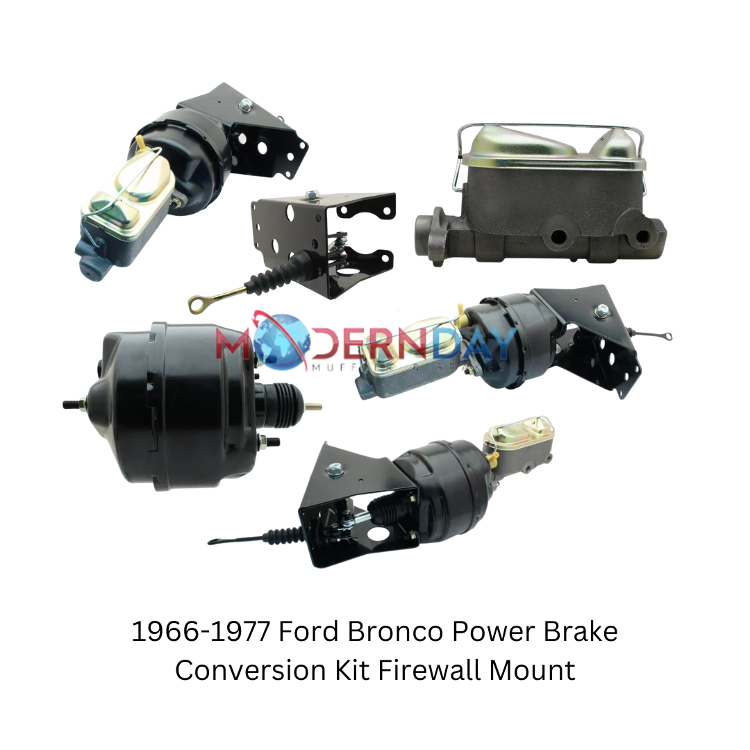 1966-1977 Ford Bronco Power Brake Conversion Kit Firewall Mount PBUFT12504A Brakes MBM