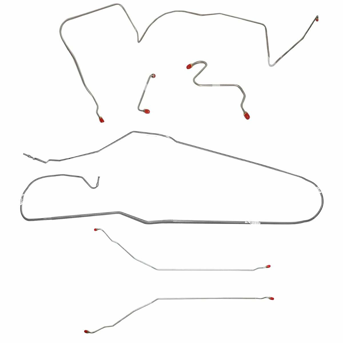 Brake Line for 1966 LeMans/GTO w/Manual Drum, Convertible; Complete ABS stainless steel