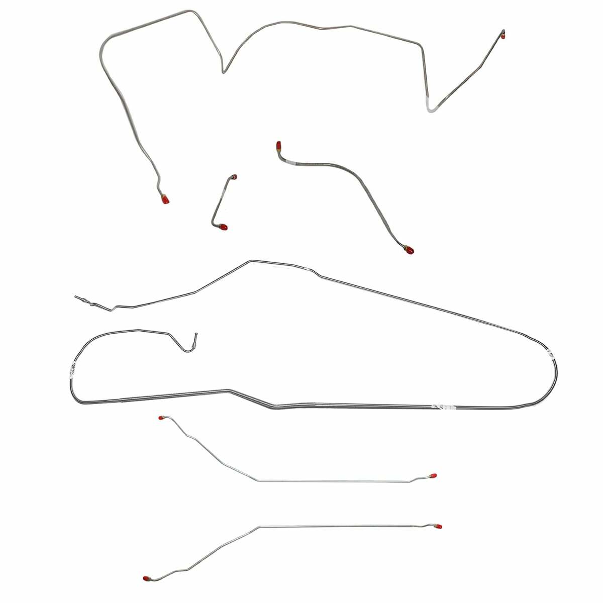 Brake Line for 1966 LeMans/GTO w/Power Drum, Convertible Complete ABS stainless steel