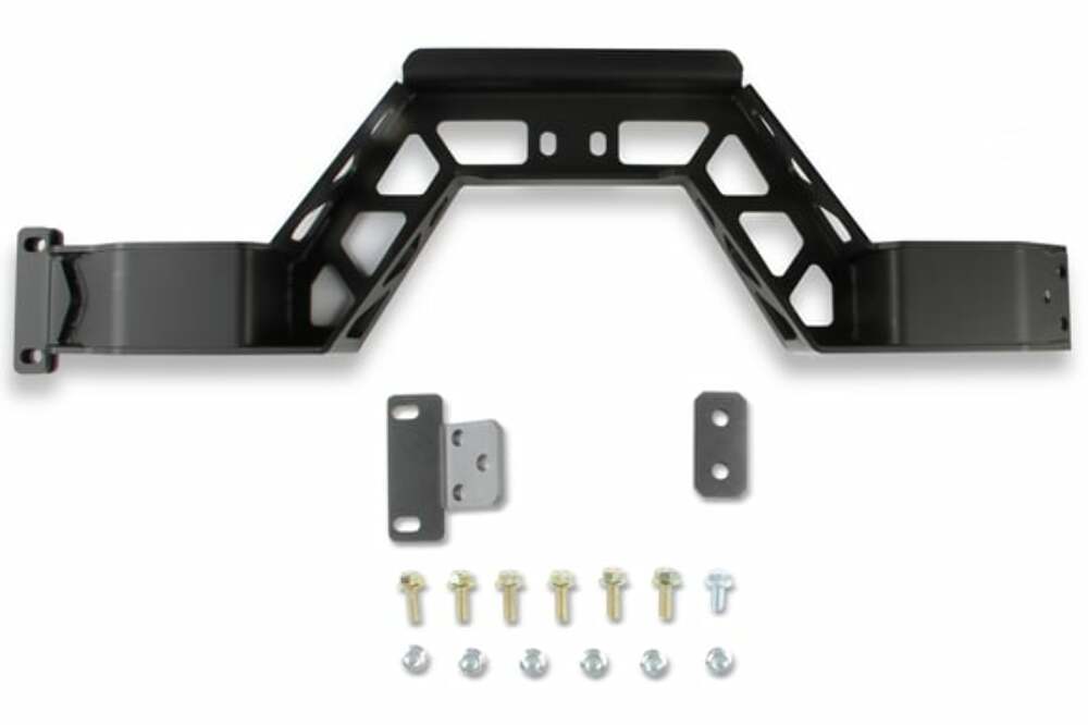 Hooker BlackHeart Fits 1967-1969 GM F-Body LS/LT Swap Transmission Crossmember 12626HKR for 1967-1969 Chevy Firebird black manual transmission