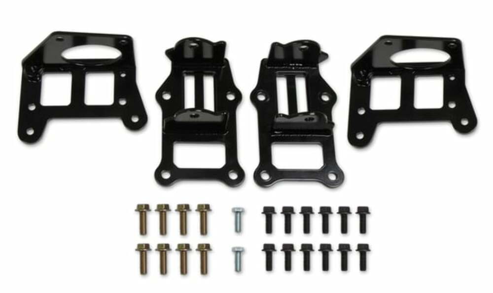 Hooker performance muffler black fits-1967-1969-gm-f-body-w-dse-engine-mount-brackets-71221024hkr