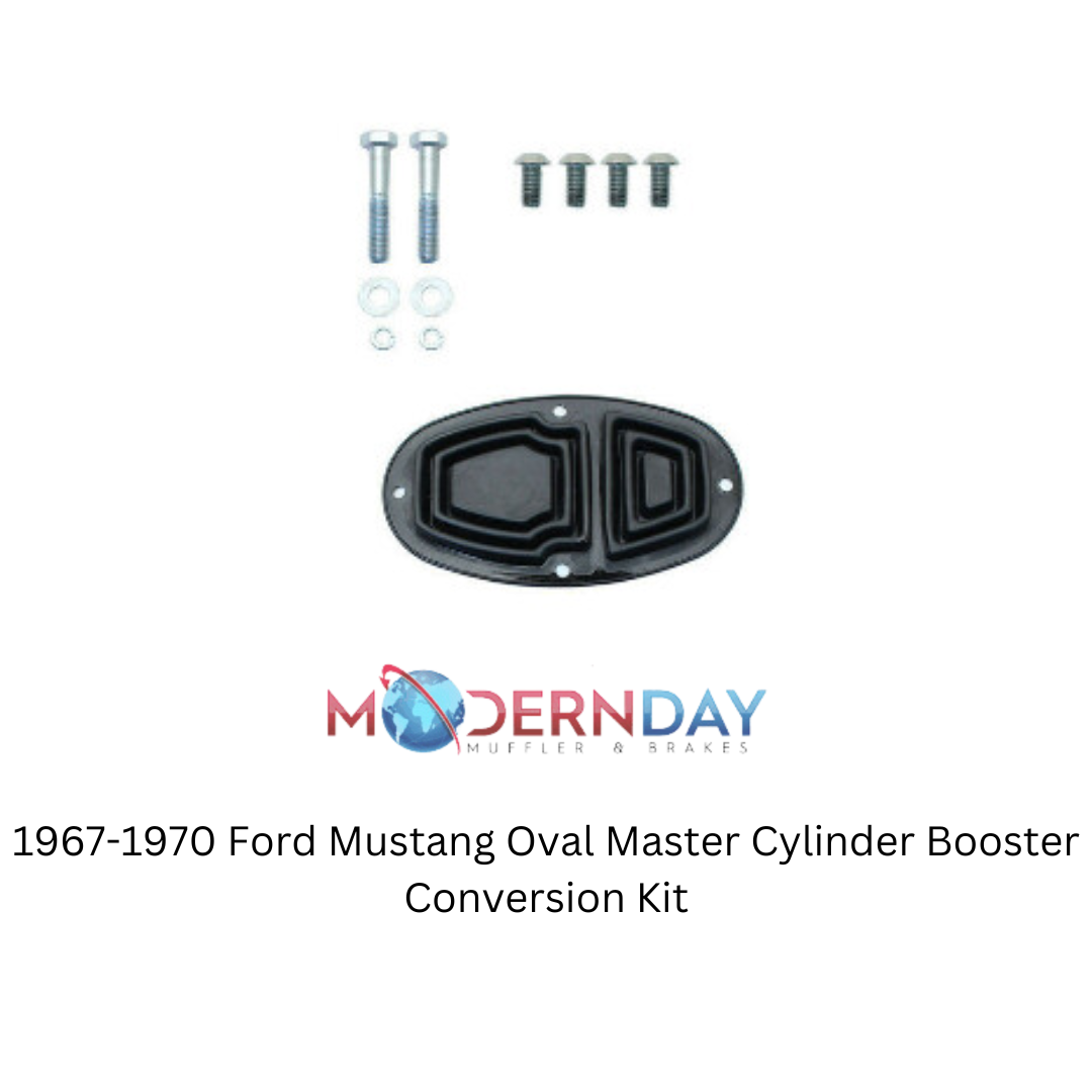 1967-1970 Ford Mustan Oval Master Cylinder Booster Conversion Kit FD-403 Brakes Nova MBM