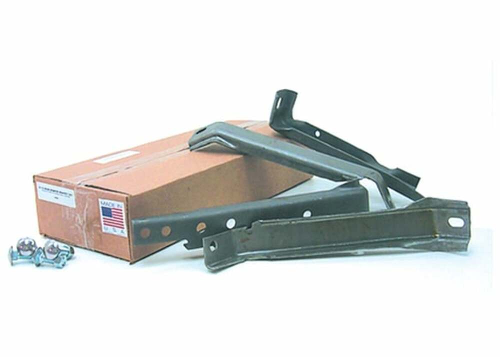 t Fits 1967-1972 Chevrolet C10 Pickup; Rear Bumper Bracket Set - Coils 2000BRO Brothers Trucks