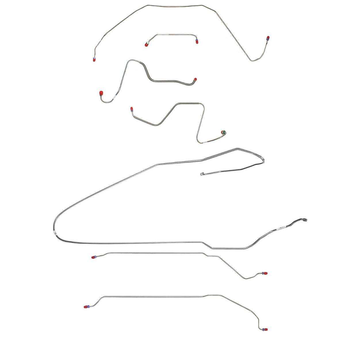 Complete Brake Line Kit for 1967 Buick Skylark /GS w/ Manual Drum, Convertible Complete Brake ABS stainless steel