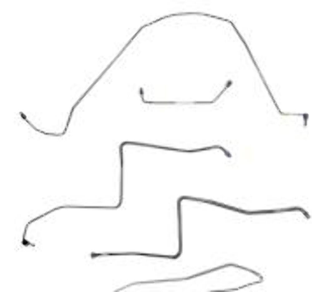 Brake Line Kit for 1967 Buick Skylark / GS w/Power Drum, Convertible Complete Brake