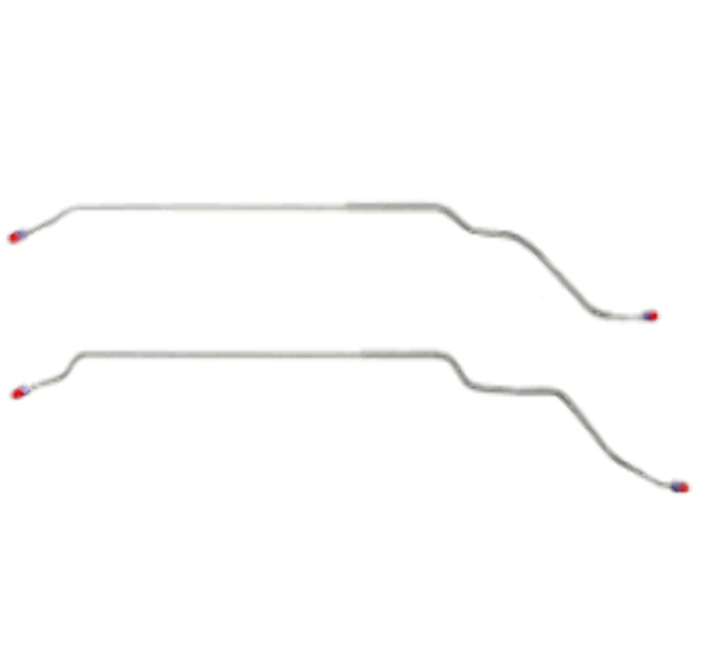 t Fits 1968 LeMans/GTO w/Manual Drum, Hardtop Complete Brake Line Kit; CBK0457SS Fine Lines