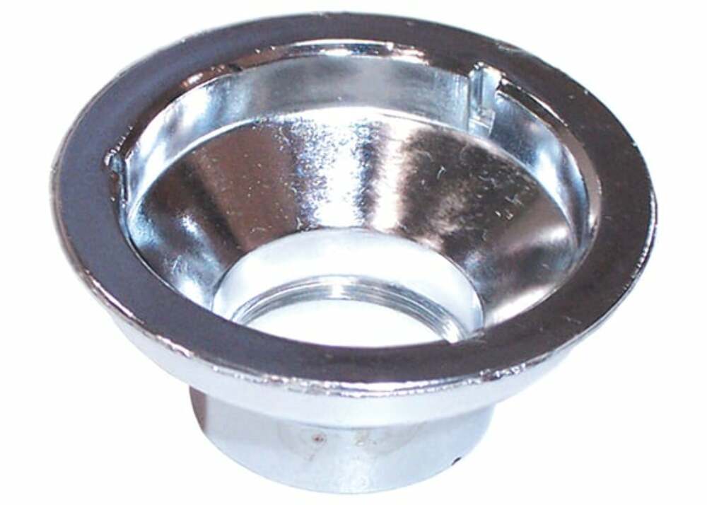 1969-1972 Chevrolet Blazer; Ignition Switch Bezel - Large - Chrome BR10027