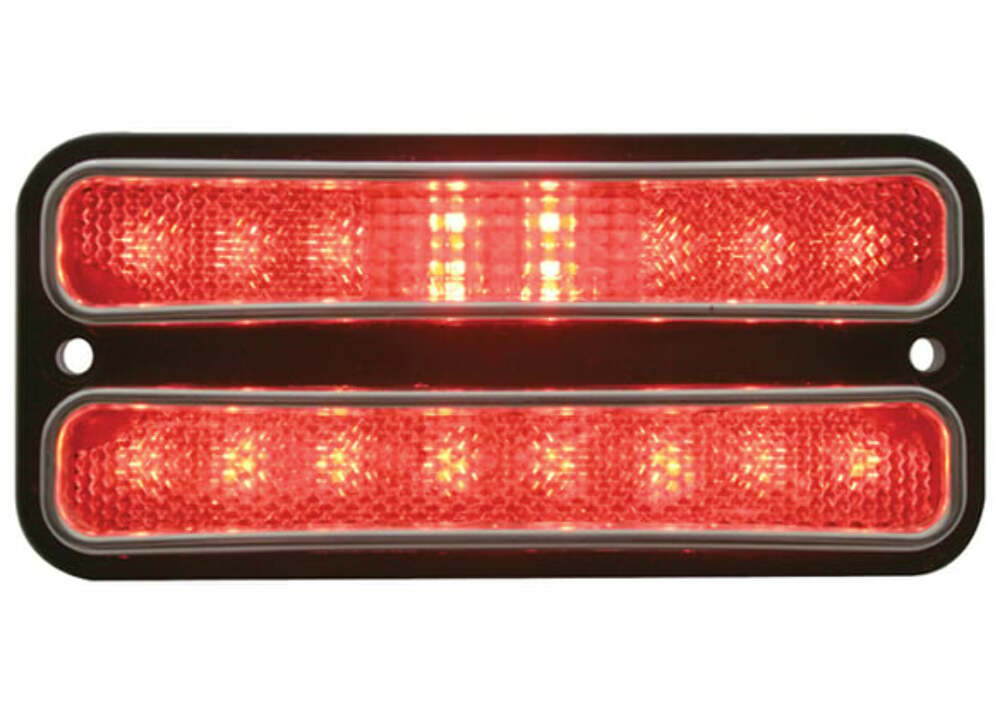 1969-1972 Chevrolet Blazer; Led Side Marker Assemblies - Red SMLD72R