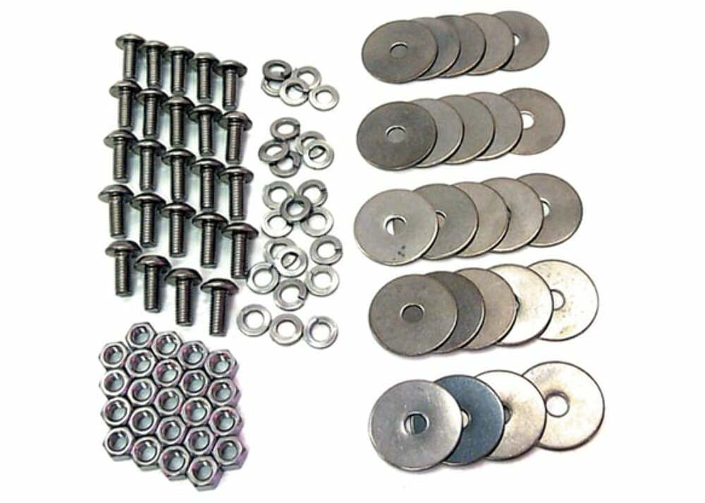 1969-1972 Chevrolet Blazer; Rear Fender Bolts-Phillips-Stainless RFB54SP stainless steel