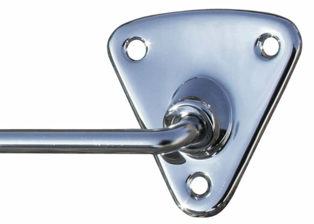 1969-1972 Chevrolet Blazer; Sunvisor Bracket - Chrome BRKT07C
