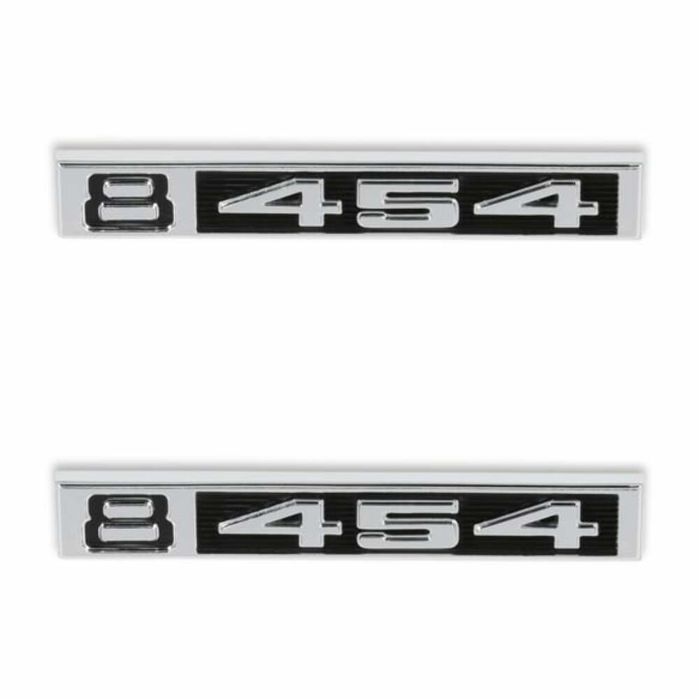 1969-1972 C/K Series Trucks; C/K Fender Badge Pair - 8/454 04-584
