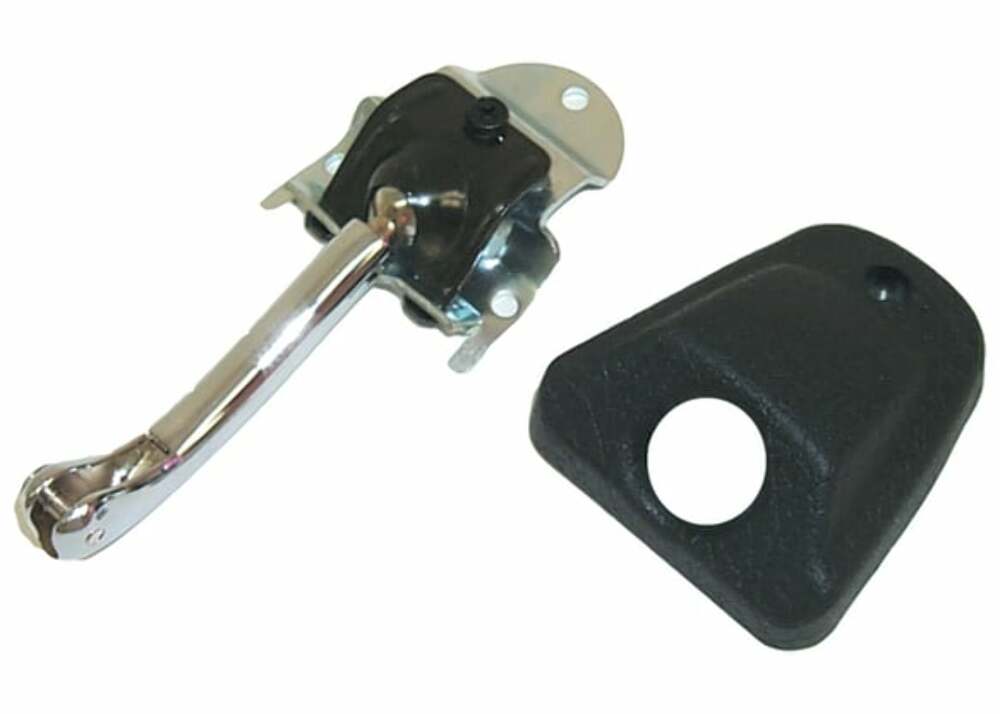 1969-71 Blazer Inside Rear-View Mirror Bracket-Deluxe-Chrome/Black IMB6971