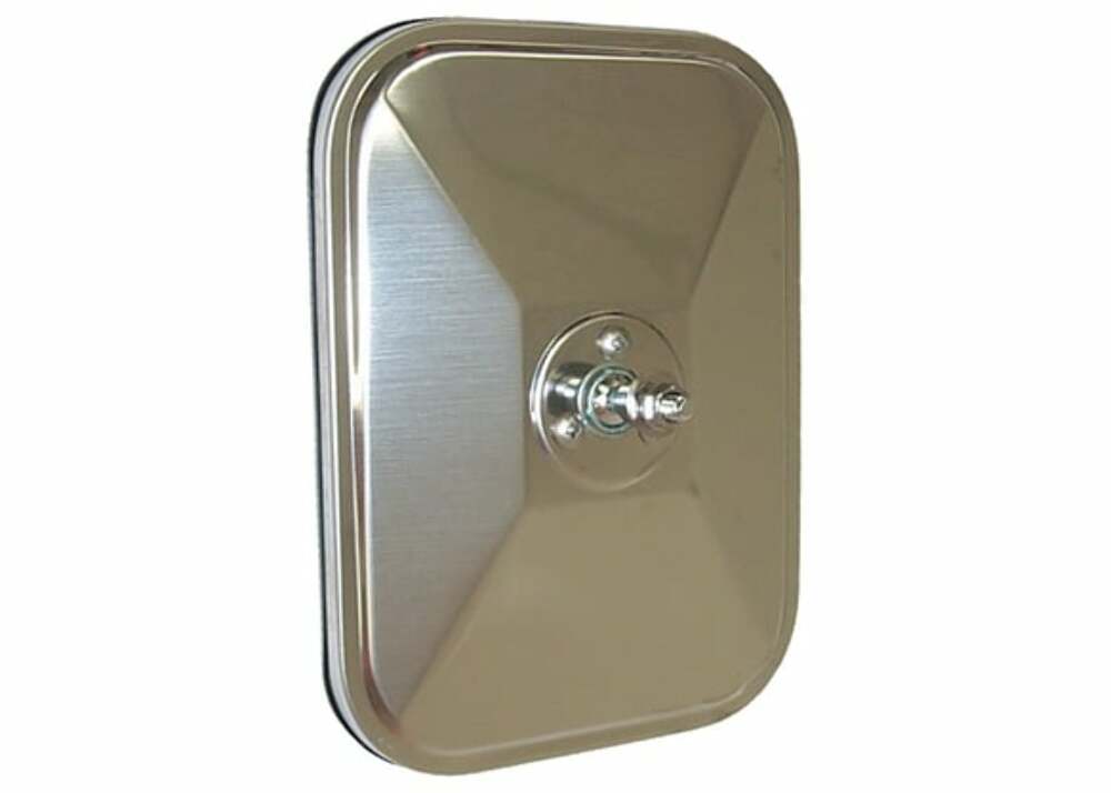 1969 Chevrolet Blazer; Mirror Head - Rectangle - Chrome OMH69SC