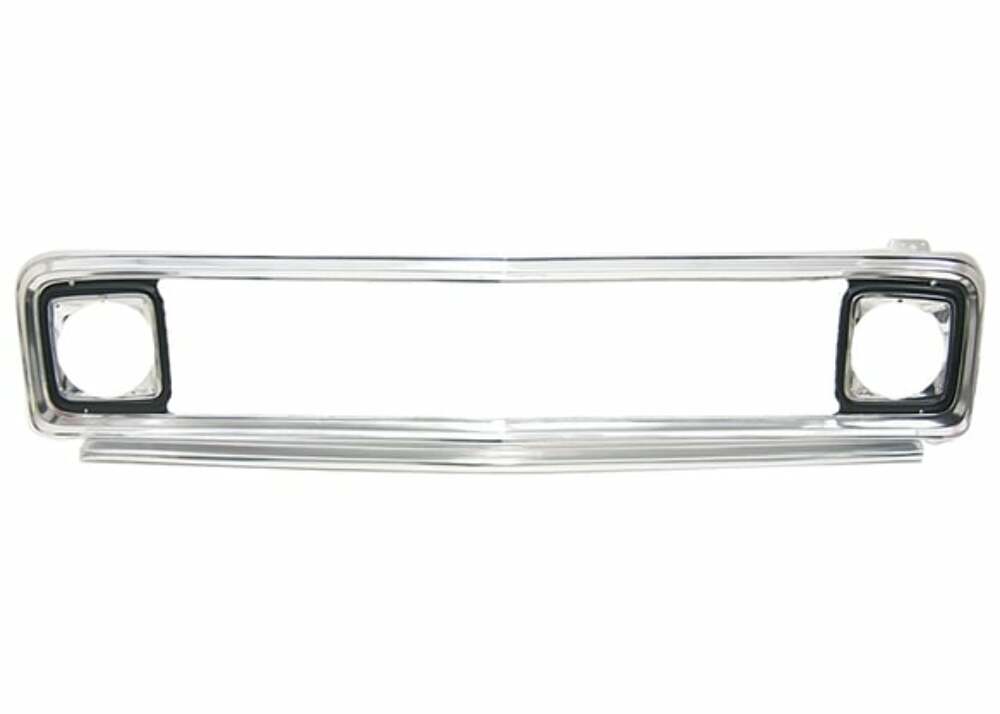 1971-1972 Chevrolet Blazer; Outer Grille - Aluminum chrome aluminum OGR7172