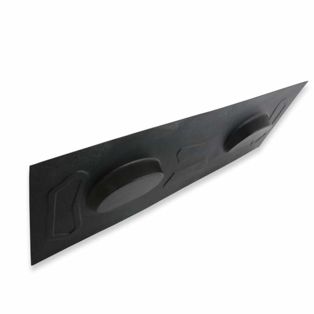 1971-1973 Ford Mustang Fastback package tray with 6x9 speaker pods factory style black ABS plastic D1ZZ-6346656-SP Scott Drake