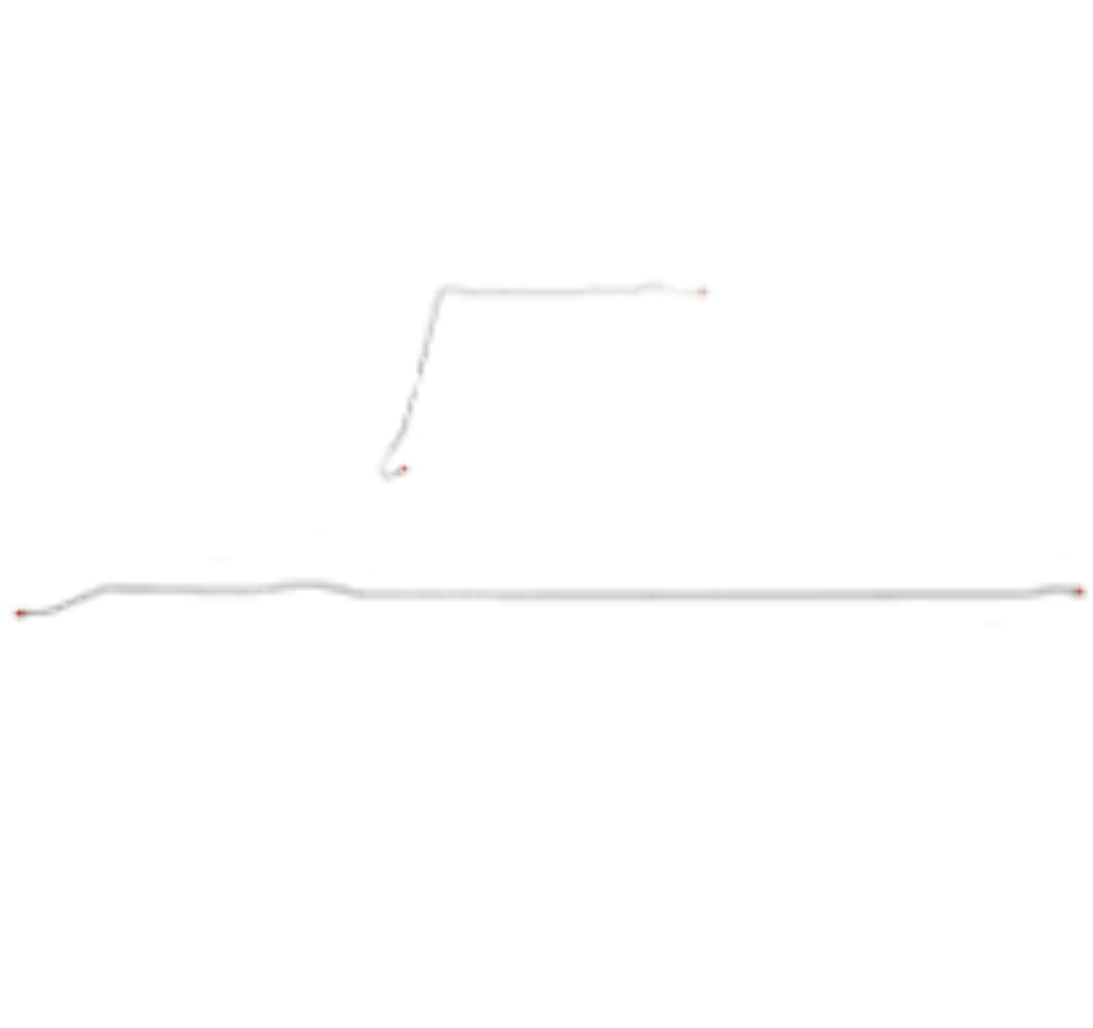 Replacement Line for 1971-1972 Chevy C10 / GM C1500, , Standard Brakes 2WD short bed