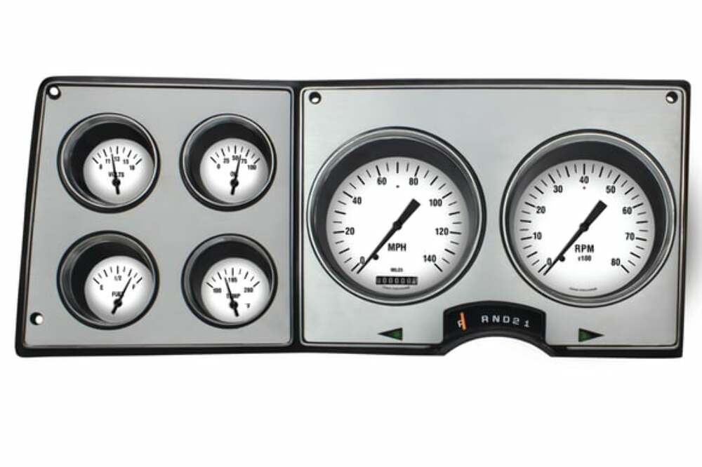 t Fits 1973-1974 Chevrolet C10 Pickup White Hot Package CT73WH Classic Instruments