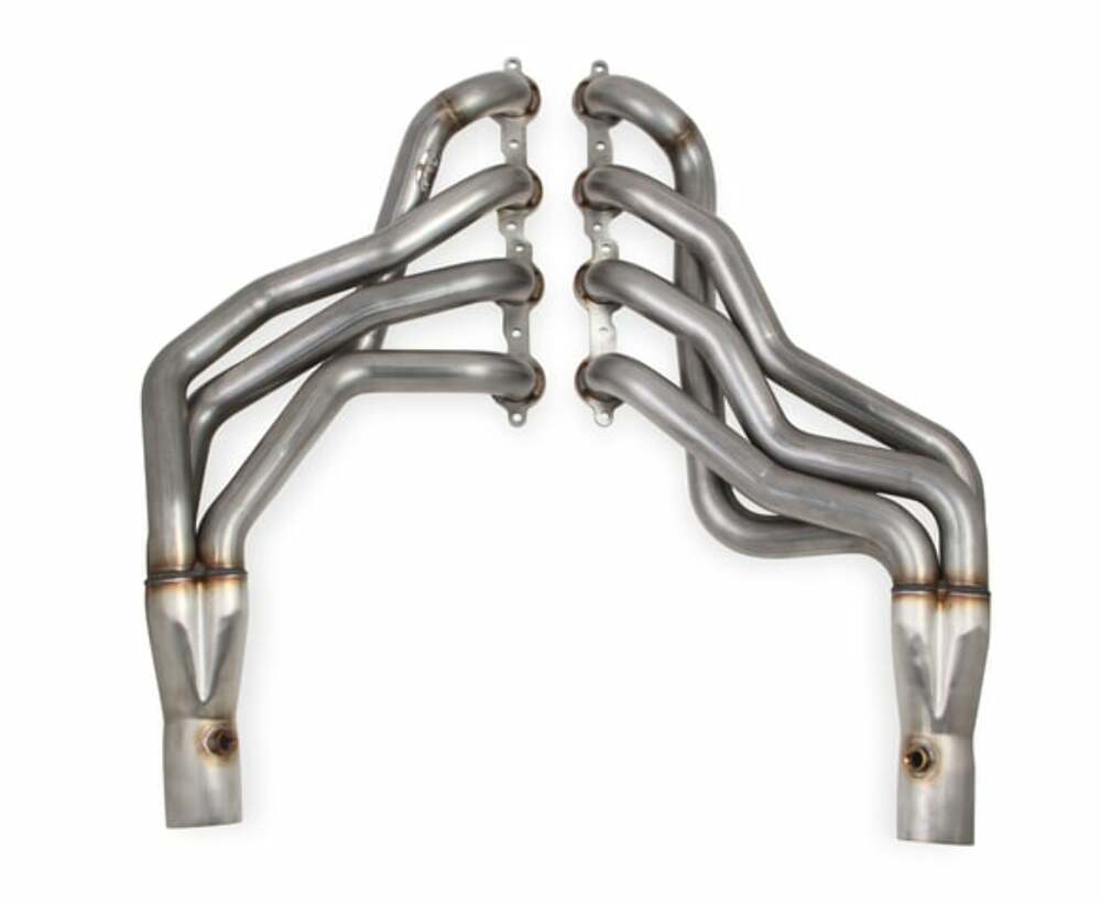 Hooker BlackHeart Fits 1973-1974 GM C-10/20 2WD 1-7/8", LS Swap Long Tube Header-S/S 70101304-RHKR for 1973-1974 Chevy C10 black stainless steel long tube