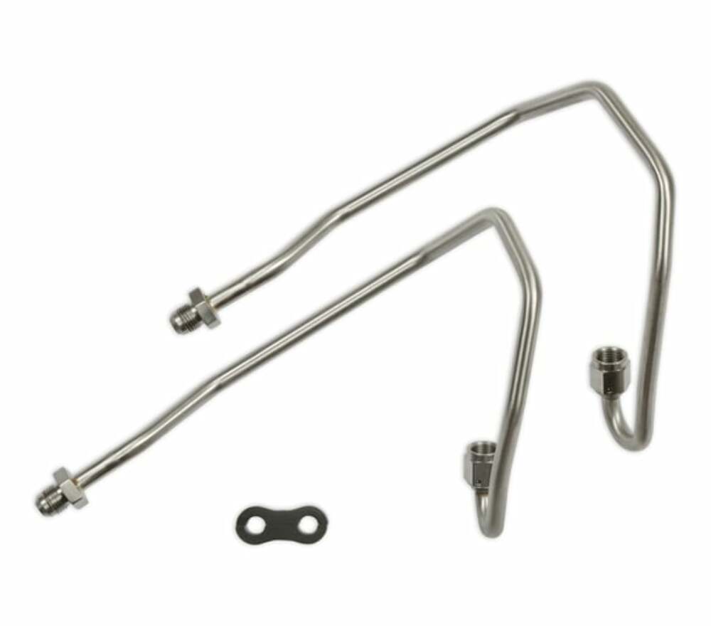 Hooker performance muffler black aluminum fits-1973-1976-dodge-dart-holley-power-steering-hardline-kit-198-231