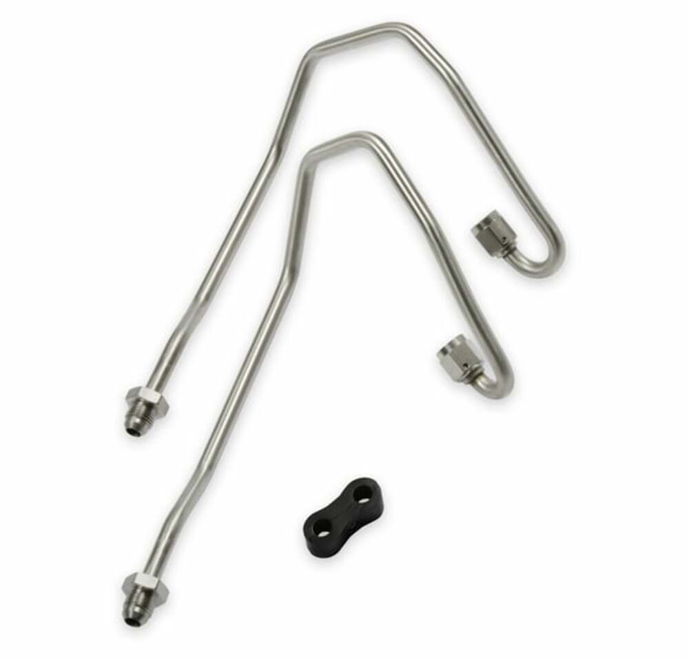 Hooker performance muffler fits-1973-1976-dodge-dart-holley-power-steering-hardline-kit-198-231
