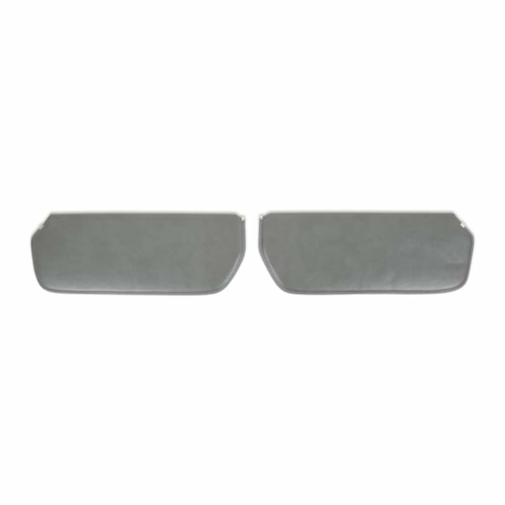 1973-87 C/K Series Trucks; C/K Foamback Sunvisor Pair-Vinyl-Charcoal 05-362 for 1973-1987