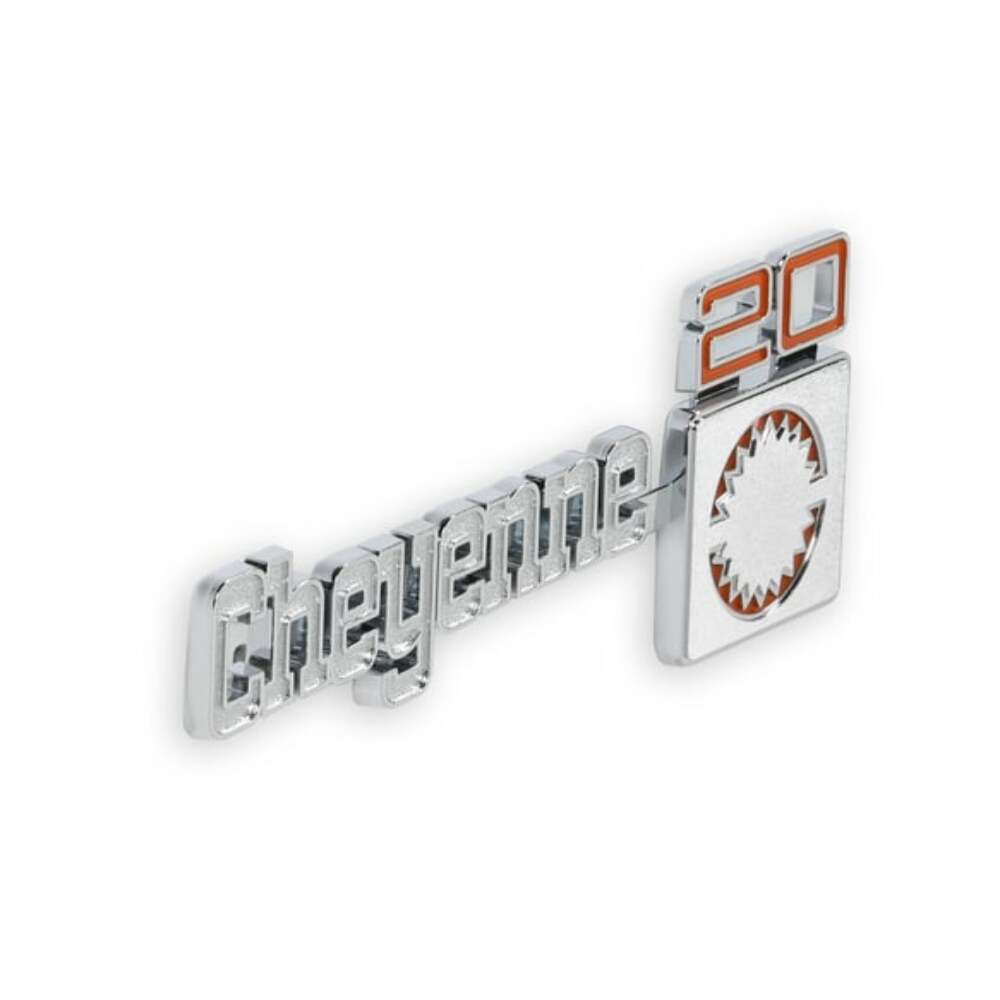 1975-1980 C/K Series Pickup; C/K Fender Badge Pair - Cheyenne 20 04-540