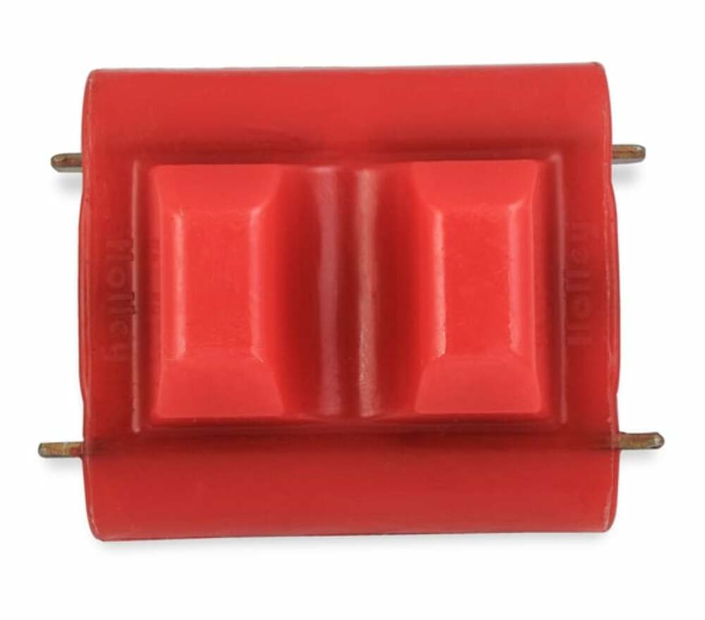 Hooker performance muffler fits-1975-1986-chevrolet-c10-polyurethane-engine-mount-insert-red-71221015hkr