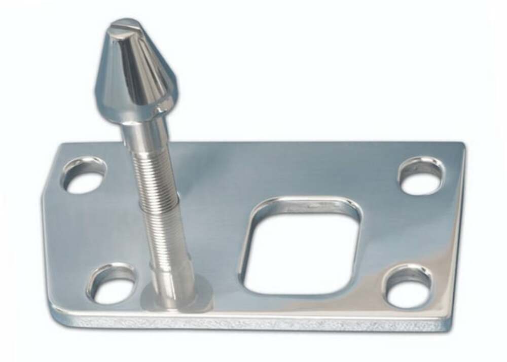 t Fits 1978-1980 Chevrolet C10; Hood Latch Support Brace-Billet-Polished HLBB72P Brothers Trucks