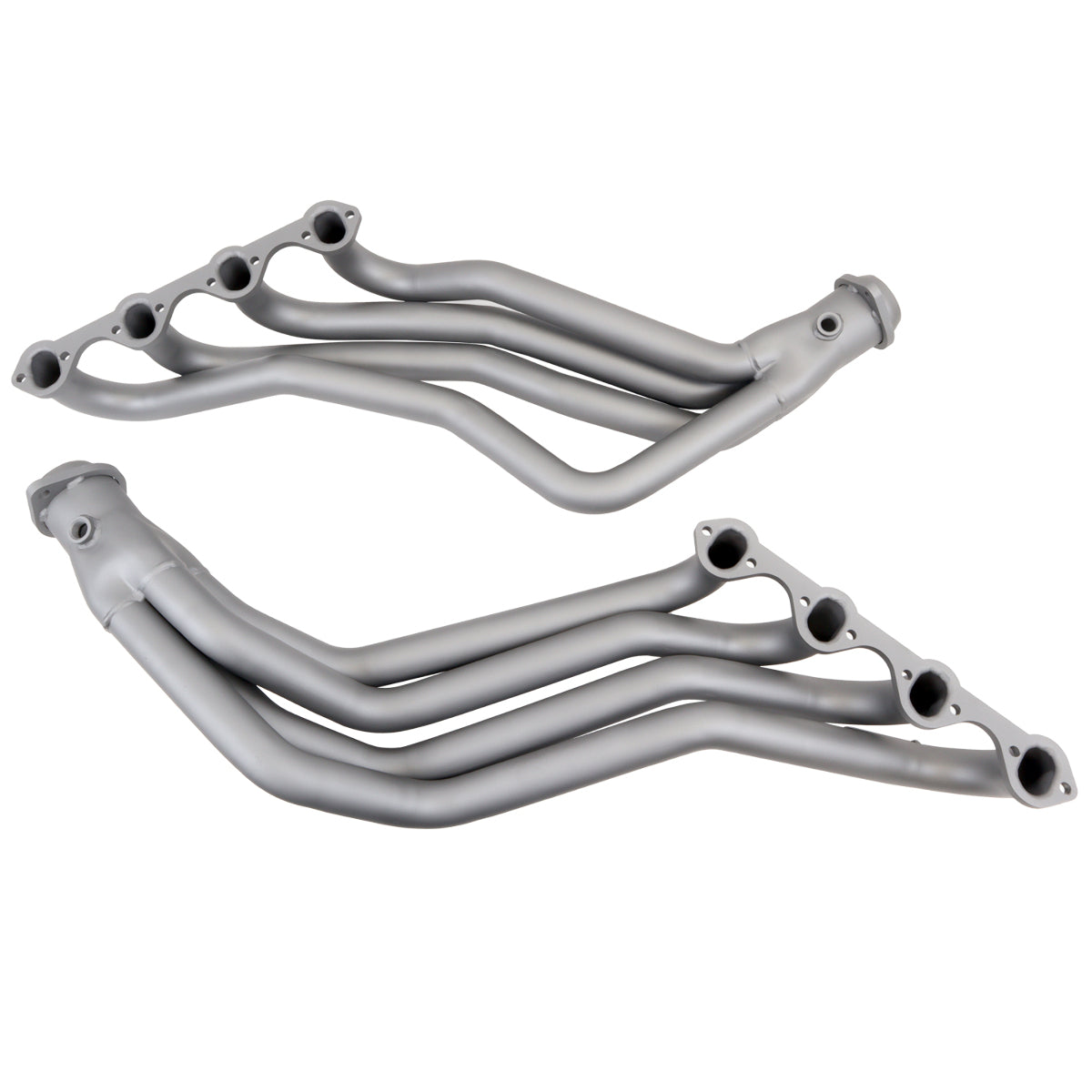 Fits 1979-1993 Mustang 5.0 1-3/4 Long Tube Headers (Titanium Ceramic)-1594 for 1979-1993 Ford Mustang chrome
