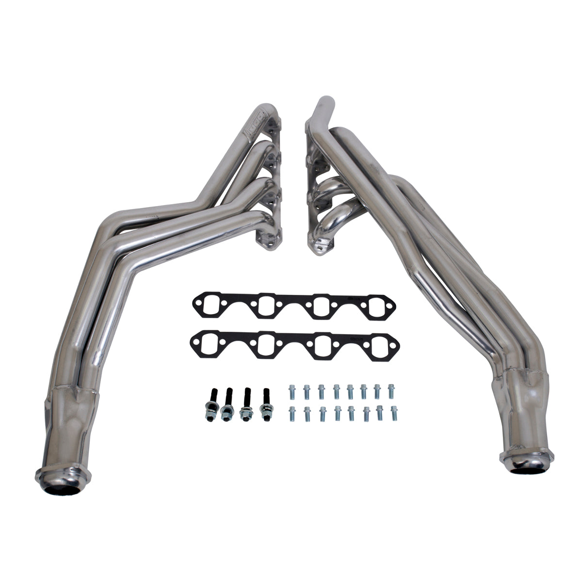 Fits 1979-1993 Mustang 5.0 1-5/8 Long Tube Headers-Silver-15160 for 1979-1993 Ford Mustang polished