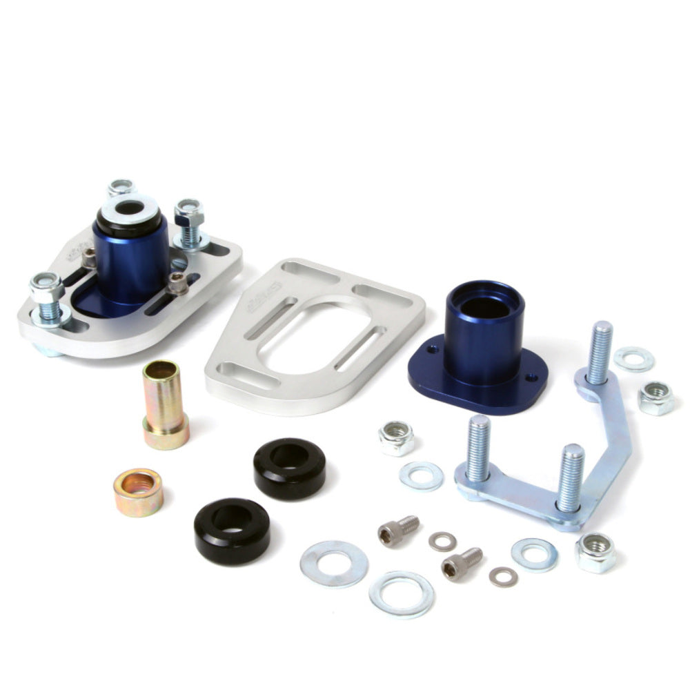 Fits 1979-1993 Mustang Front Caster Camber Plate Kit (Cnc Billet Aluminum)-2525