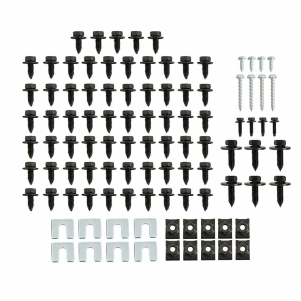 t Fits 1983-1991 Chevrolet C35; Front End Bolt Kit - Black 81309-81 Brothers Trucks