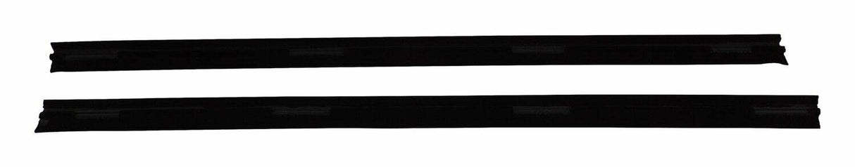 Fits 1984-1996 Jeep Cherokee XJ Cherokee Door Window Belt Weatherstrip Kit; 55235406K steel black
