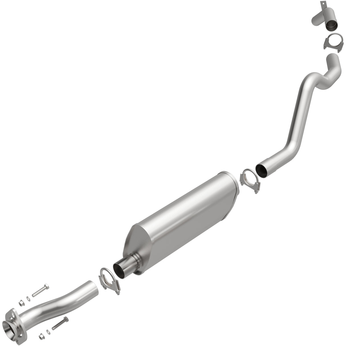 Fits 1985-1988 Chevy S10 Blazer Direct-Fit Replacement Exhaust 106-0682 steel
