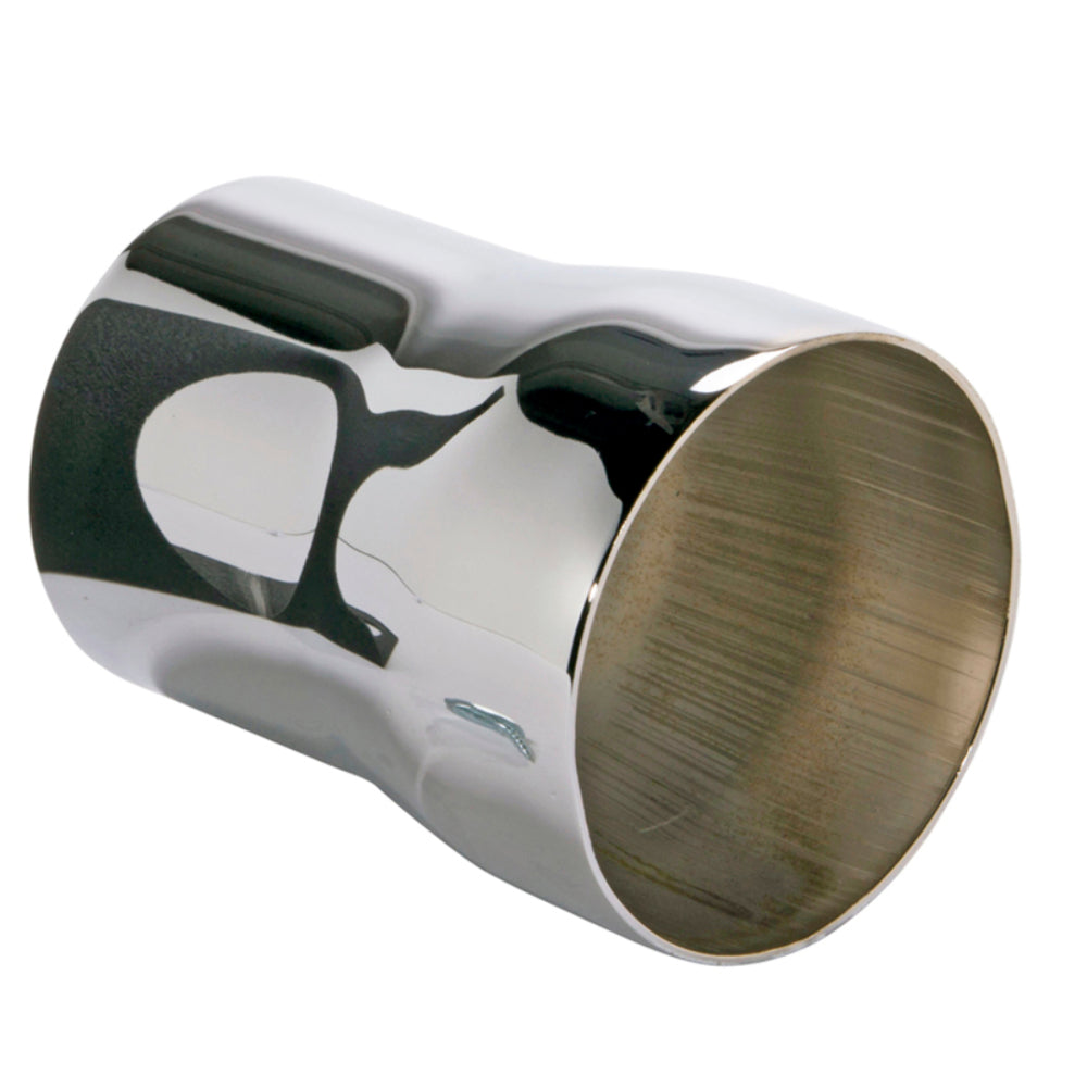 Fits 1986-1988 Mustang Cold Air Intake Adapter For Non Mass Air Cars-Chrome-1558