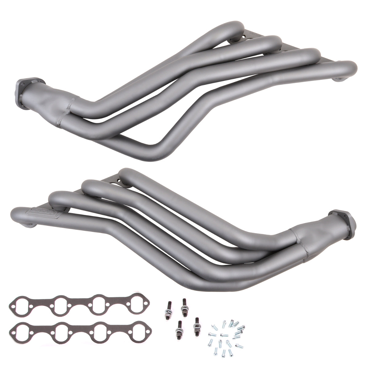 Fits 1986-1993 Mustang 1-3/4 Long Tube 351W Swap Headers (Titanium Ceramic)-1569 for 1986-1993 Ford Mustang chrome